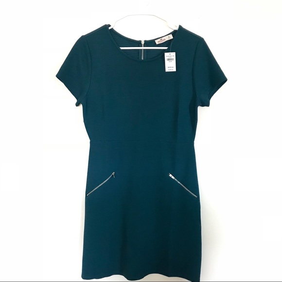 Hollister Dresses & Skirts - 👗Hollister Aqua Green Bodycon Dress sz M👗